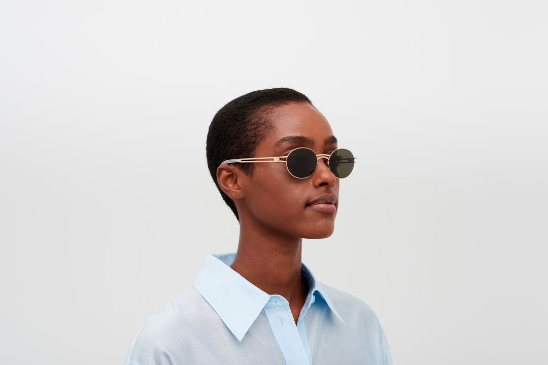 MYKITA DADA Champagne Gold / Rawgreen Solid
