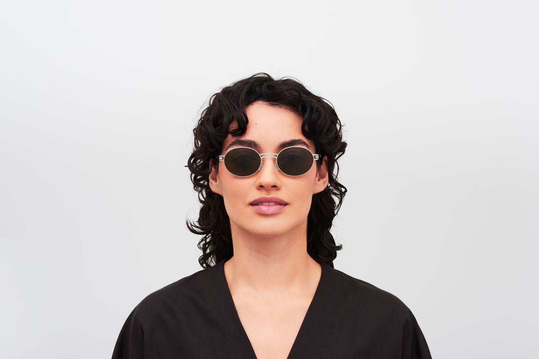MYKITA DADA Shiny Silver / Rawbrown Solid