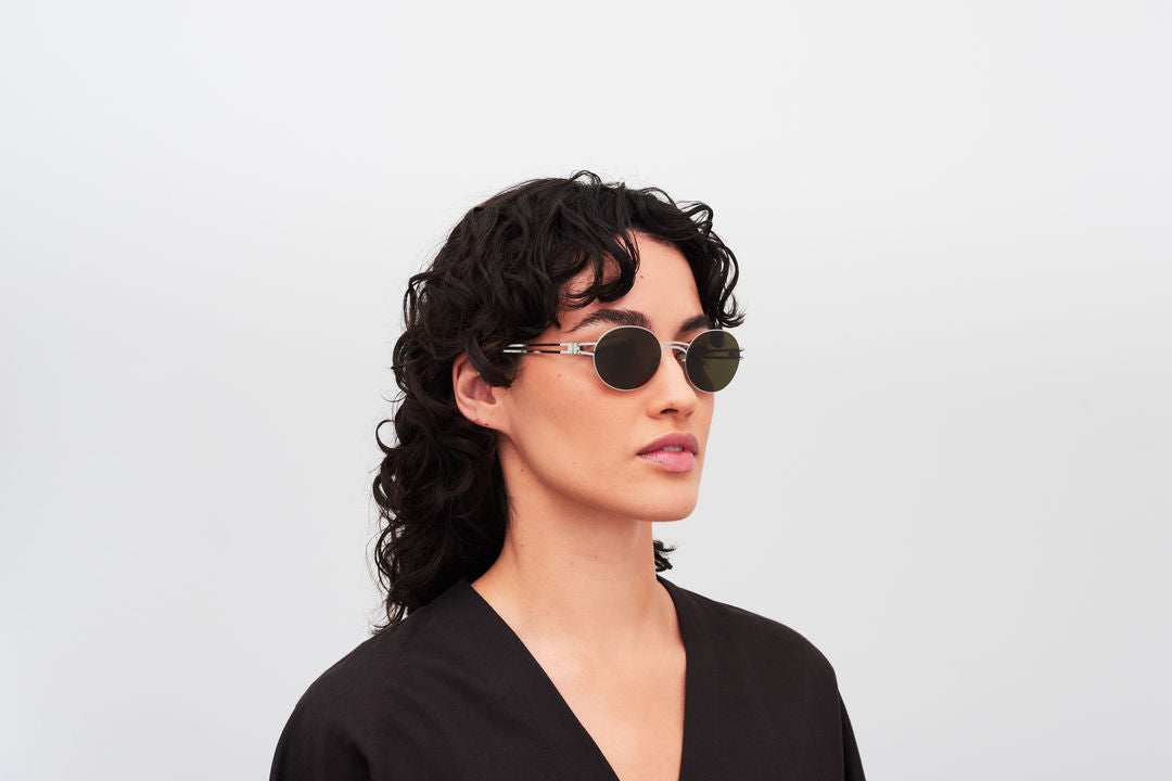 MYKITA DADA Shiny Silver / Rawbrown Solid
