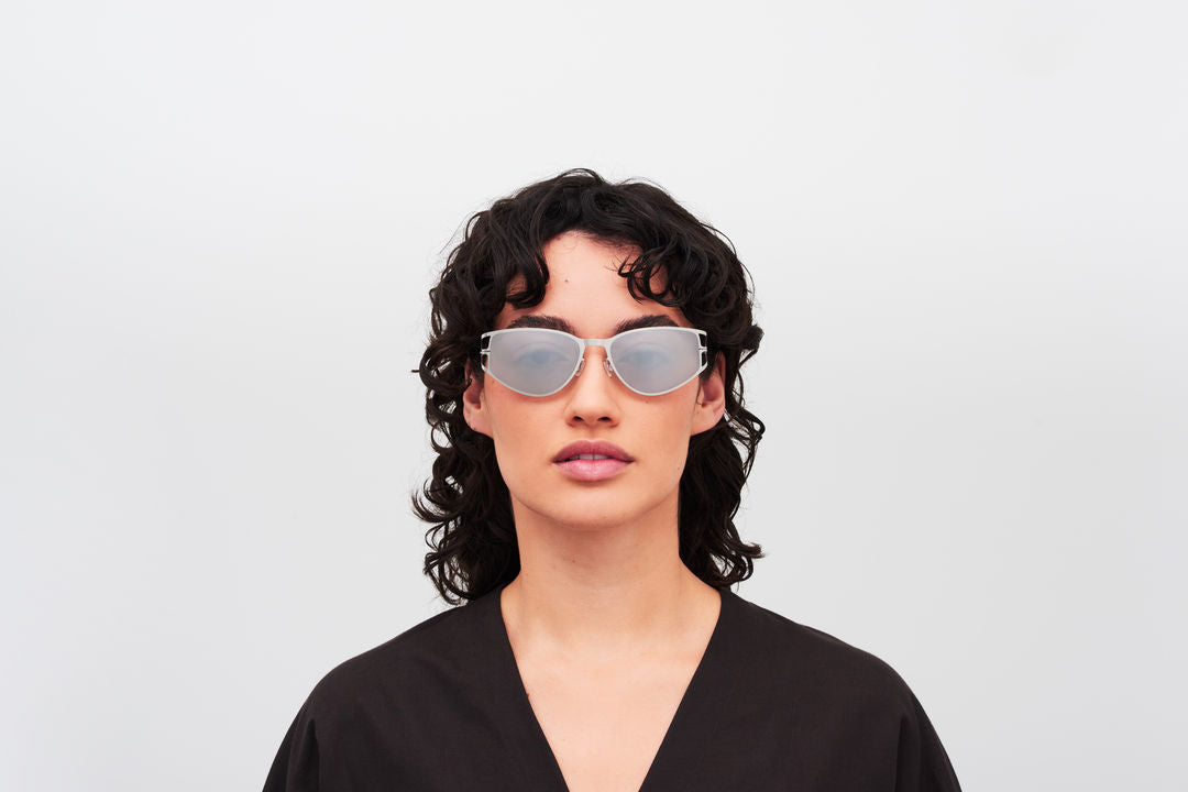 MYKITA SIERRA Shiny Silver / Warmgrey Flash