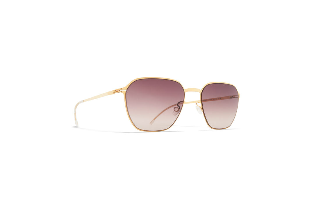 MYKITA ANDERS Glossy Gold / Cedar Brown Gradient