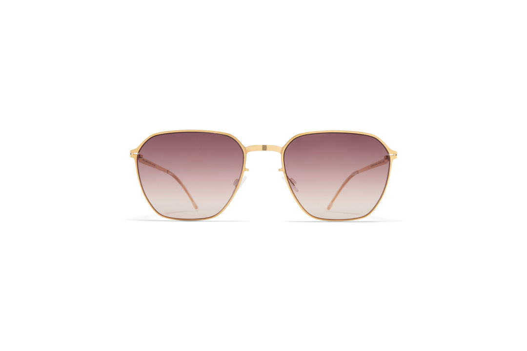 MYKITA ANDERS Glossy Gold / Cedar Brown Gradient