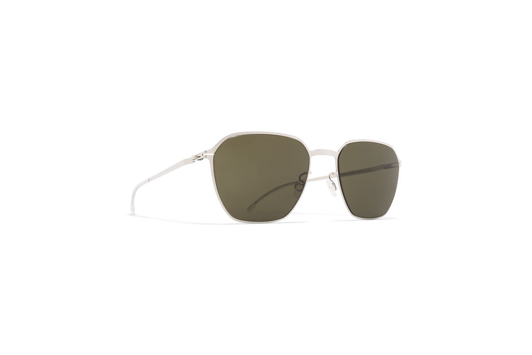 MYKITA ANDERS Shiny Silver / Rawgreen Solid