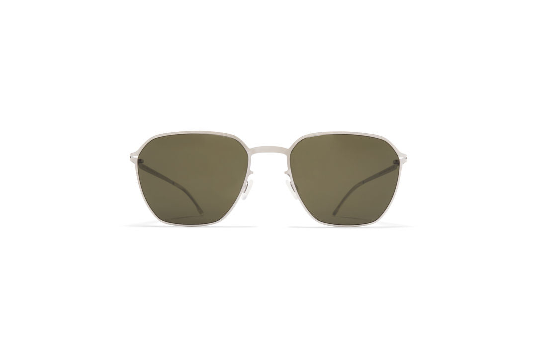 MYKITA ANDERS Shiny Silver / Rawgreen Solid