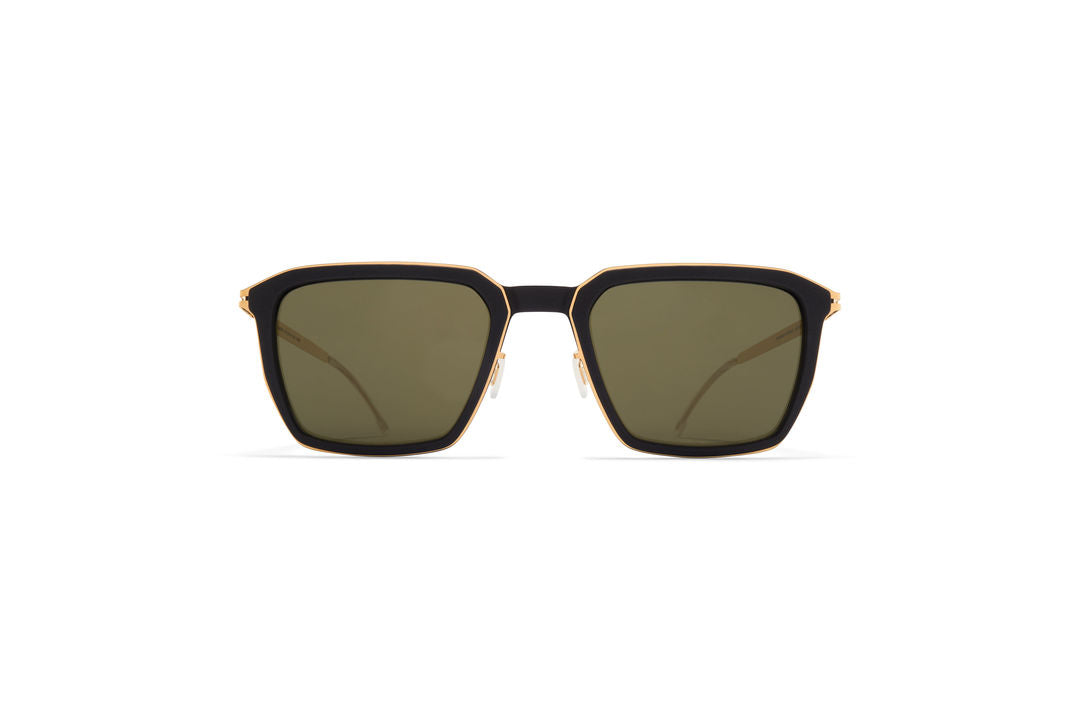 MYKITA EMBERS MH7-Pitch Black/Glossy Gold / Rawgreen Solid