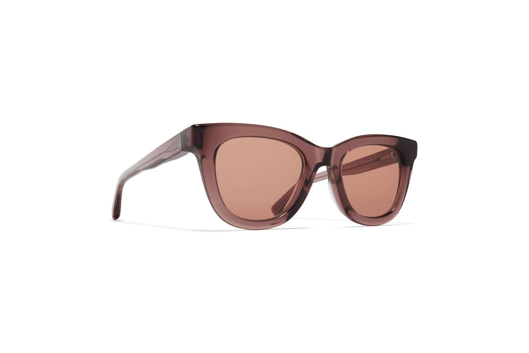 MYKITA LAIMI C204-Maroon/Shiny Silver / Cedar Brown (S)