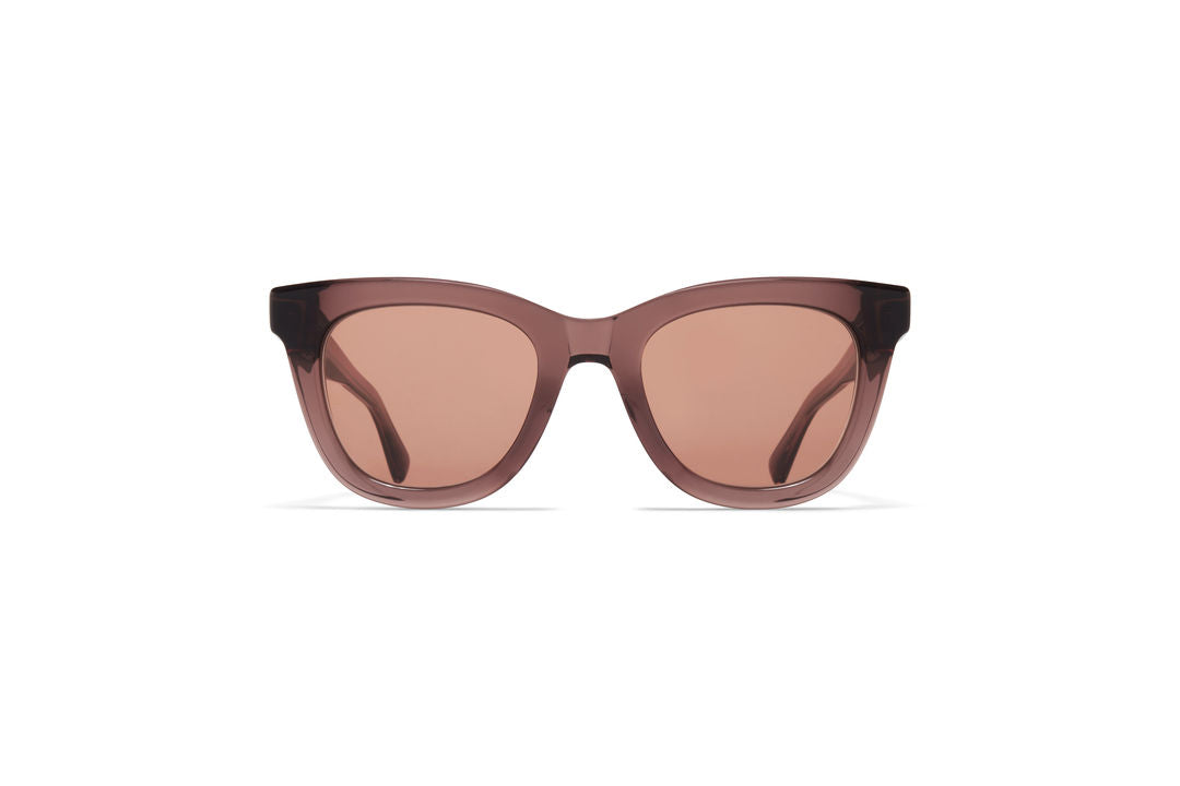 MYKITA LAIMI C204-Maroon/Shiny Silver / Cedar Brown (S)
