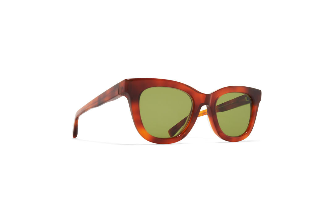 MYKITA LAIMI C214-Soft Havana/Shiny Silver / Euphosgreen Solid