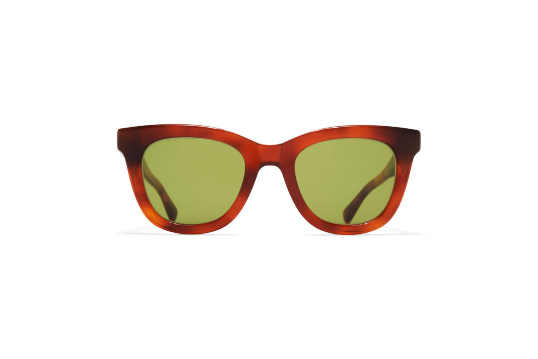 MYKITA LAIMI C214-Soft Havana/Shiny Silver / Euphosgreen Solid