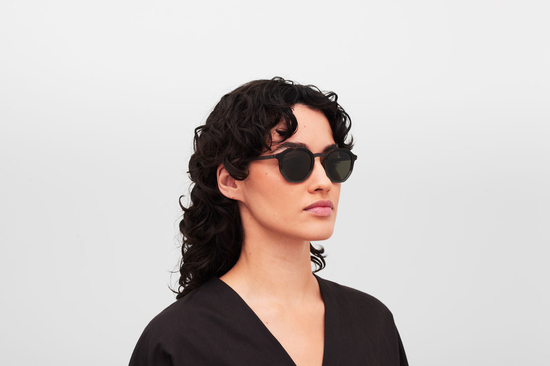 MYKITA SAWYER A63-DarkBrown/SantiagoGradient / Rawgreen Solid