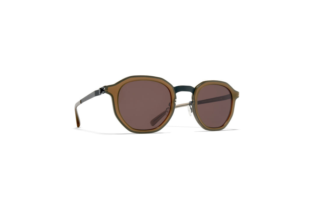 MYKITA SAWYER A100-Storm Grey/Taupe / Brown Solid