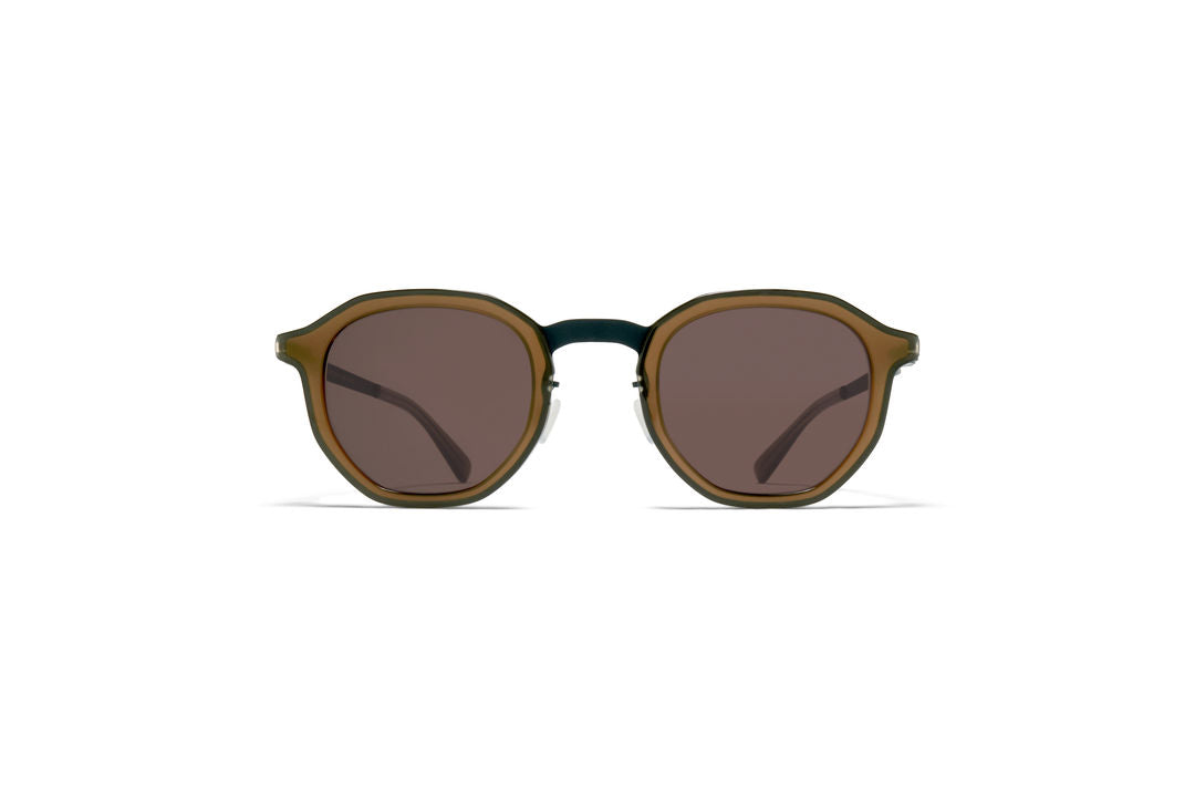 MYKITA SAWYER A100-Storm Grey/Taupe / Brown Solid