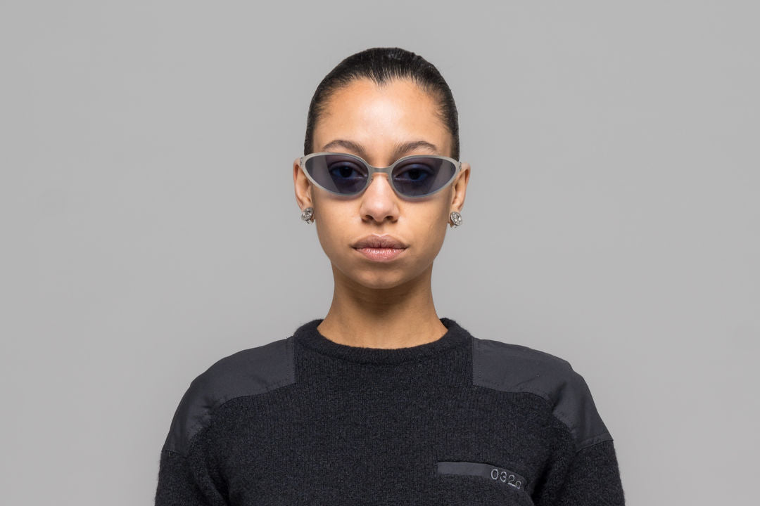 MYKITA BEAR Matte Silver / Cobalt Solid
