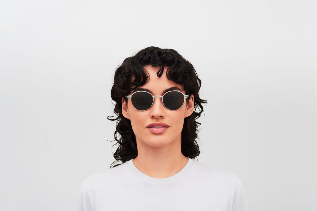 MYKITA WIM Shiny Silver / Rawgreen Solid