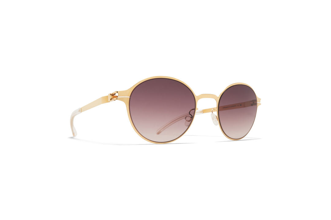 MYKITA WIM Glossy Gold / Cedar Brown Gradient