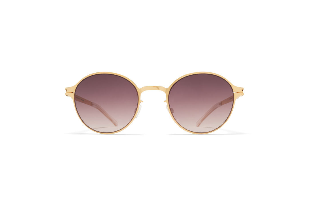 MYKITA WIM Glossy Gold / Cedar Brown Gradient