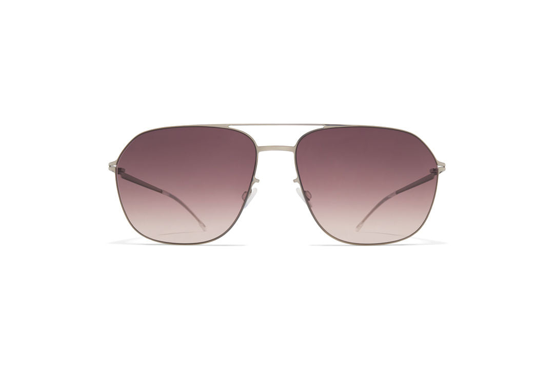 MYKITA LAVEN Pow2-Silver / Cedar Brown Gradient