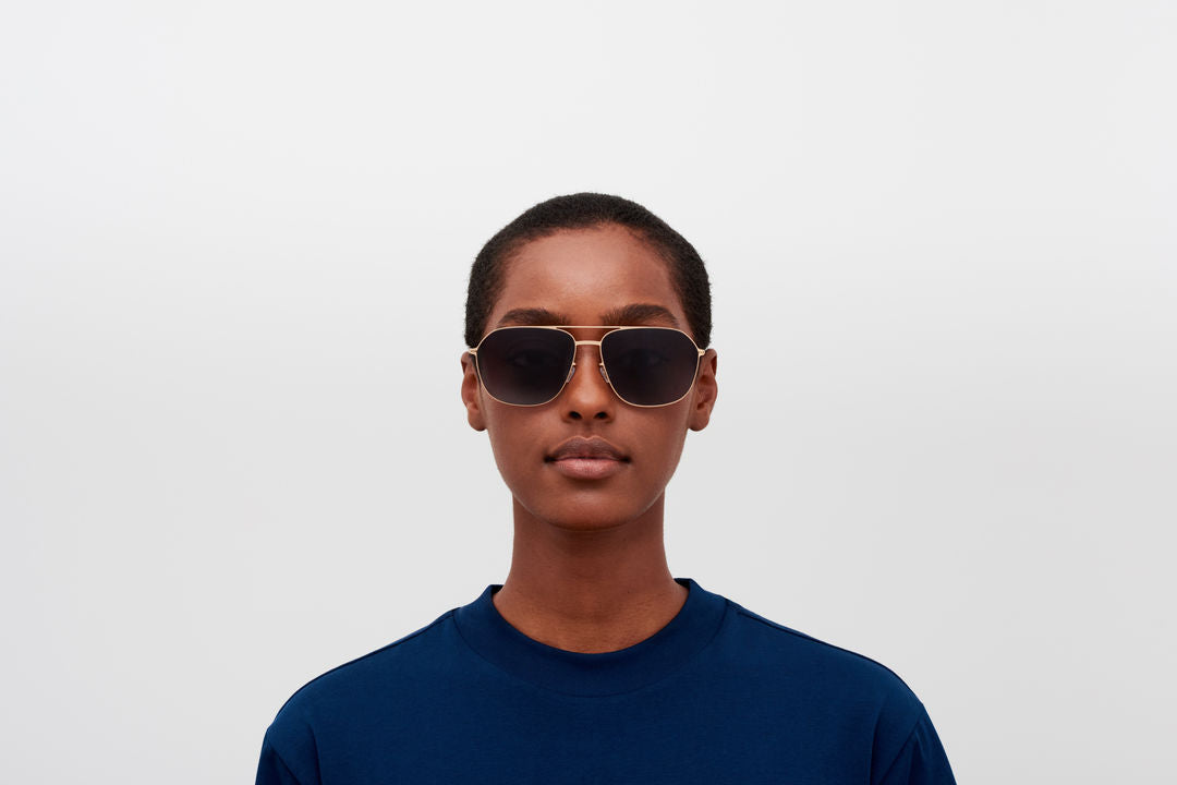 MYKITA LAVEN Pow1-Champagne Gold / Dusk Gradient