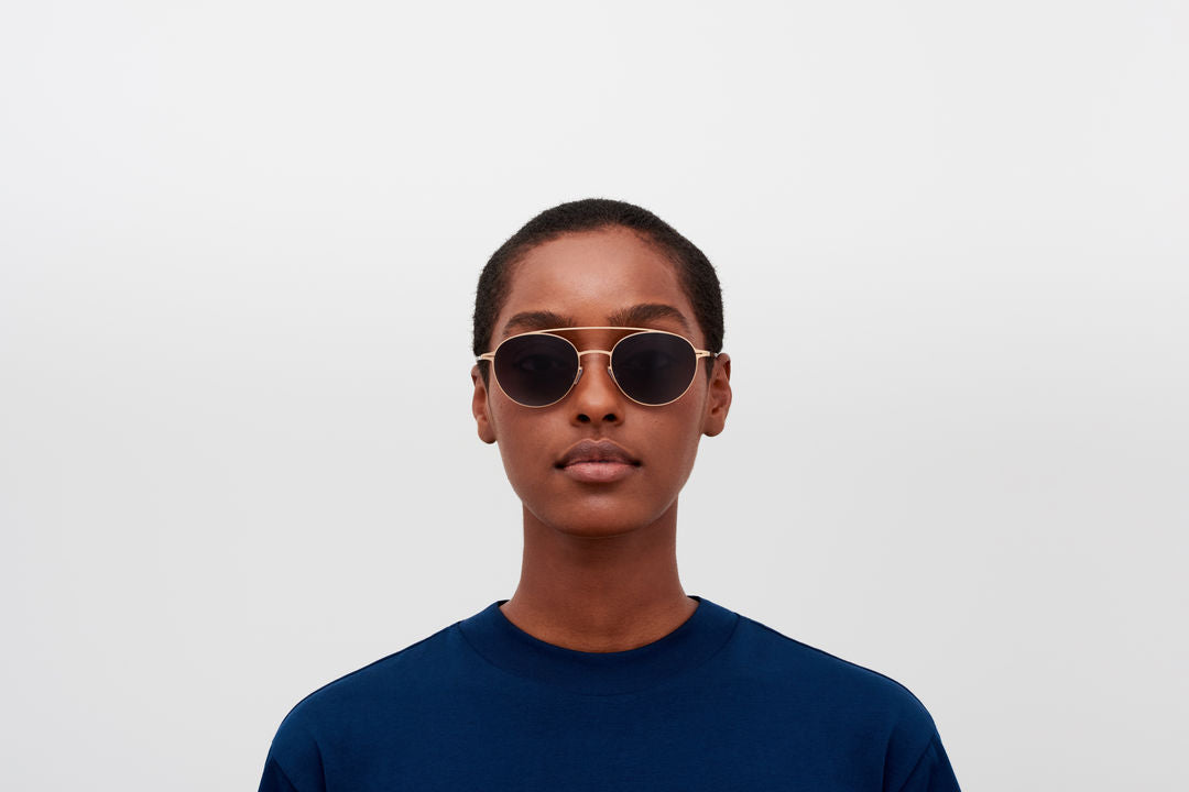 MYKITA REVA Pow1-Champagne Gold / Dusk Gradient