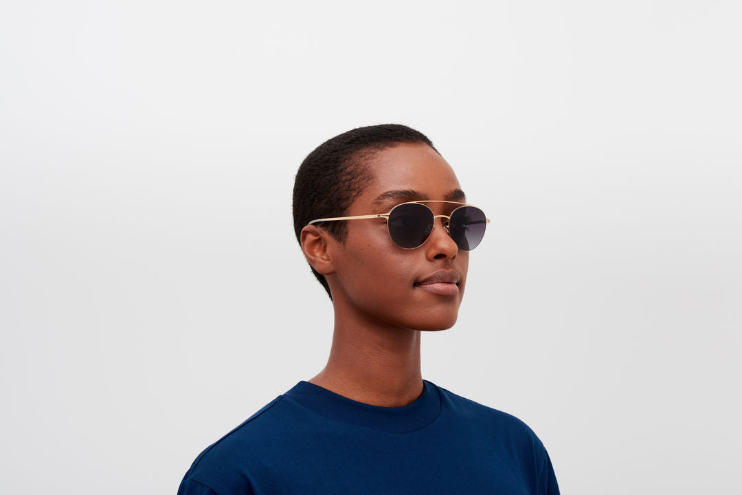 MYKITA REVA Pow1-Champagne Gold / Dusk Gradient
