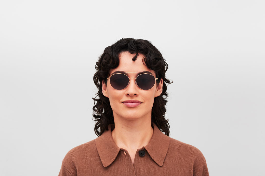 MYKITA REVA Pow1-Champagne Gold / Dusk Gradient