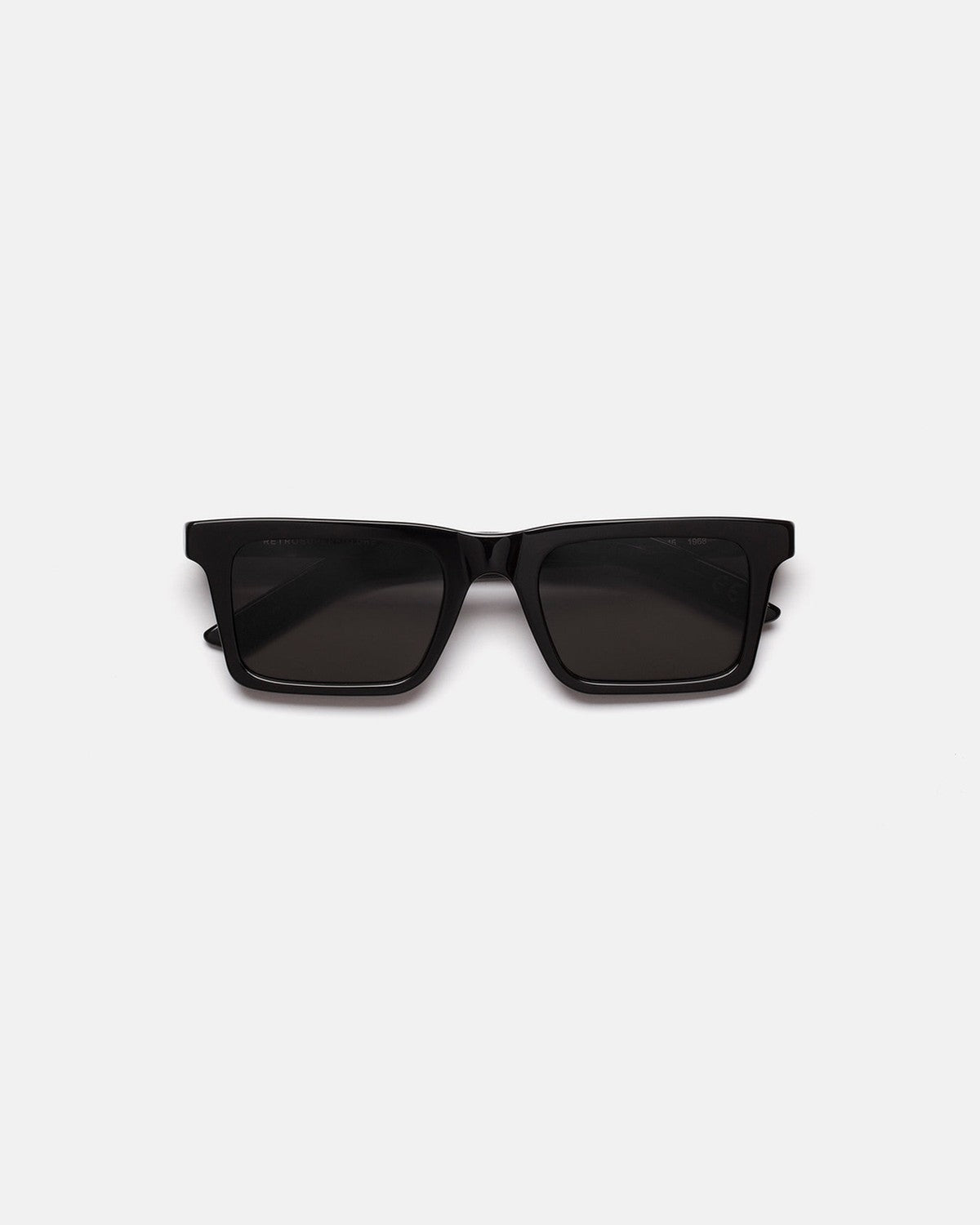Front view of RETROSUPERFUTURE 1968 Black sunglasses.