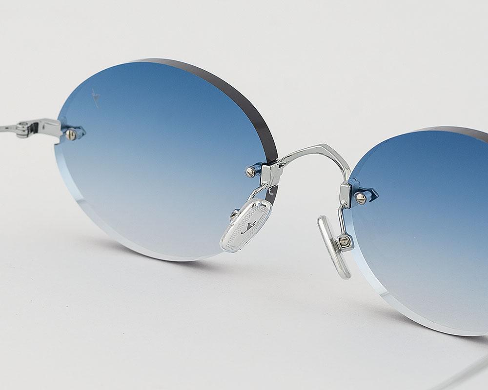 EYEPETIZER Wilmot Silver Blue Gradient Silver / Blue Gradient