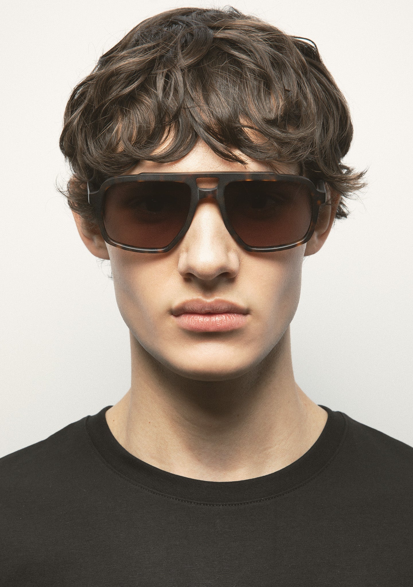 KALEOS Cervantes Dark Havana Matte Grey Gradient Dark Havana Matte / Grey Gradient
