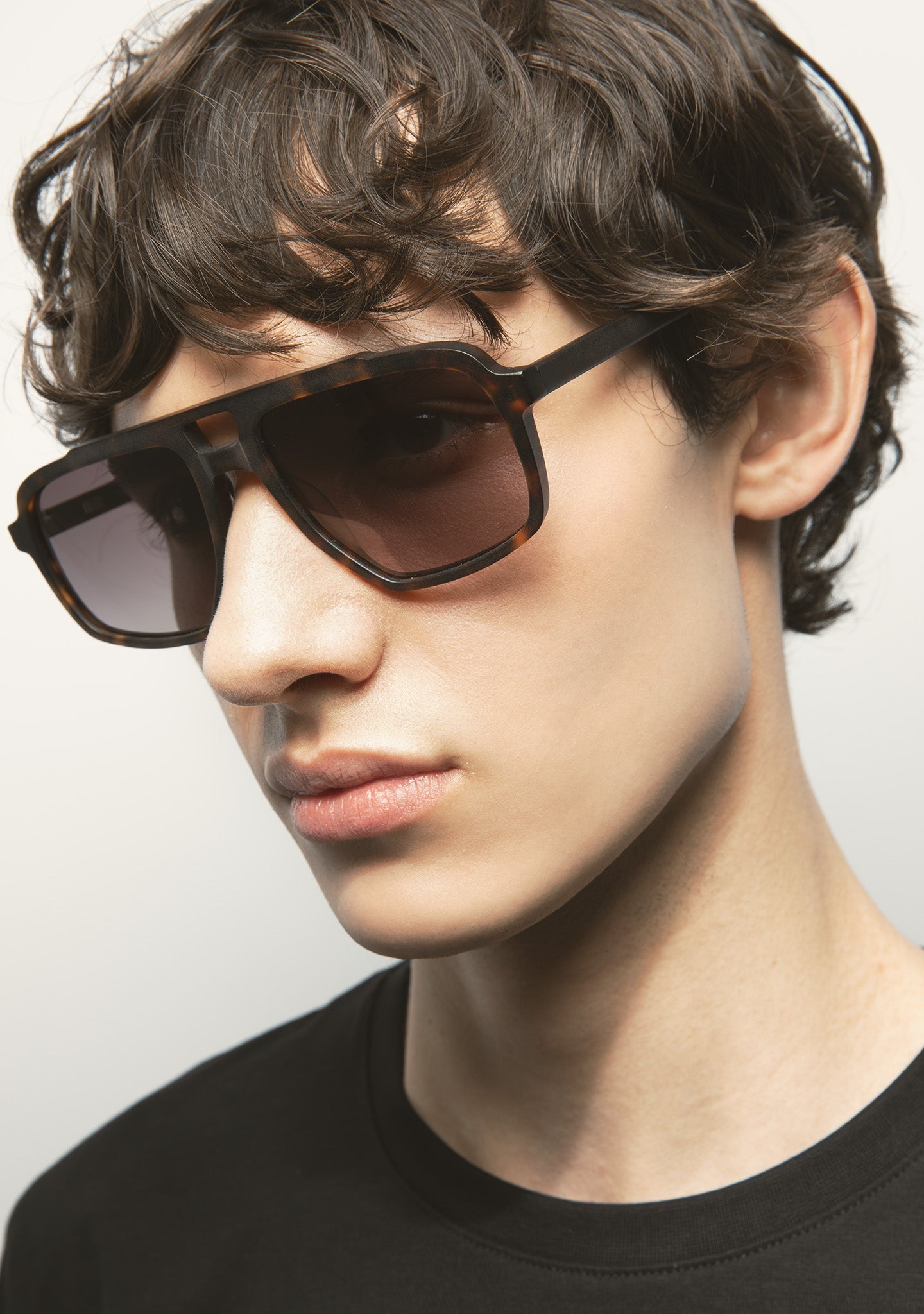 KALEOS Cervantes Dark Havana Matte Grey Gradient Dark Havana Matte / Grey Gradient