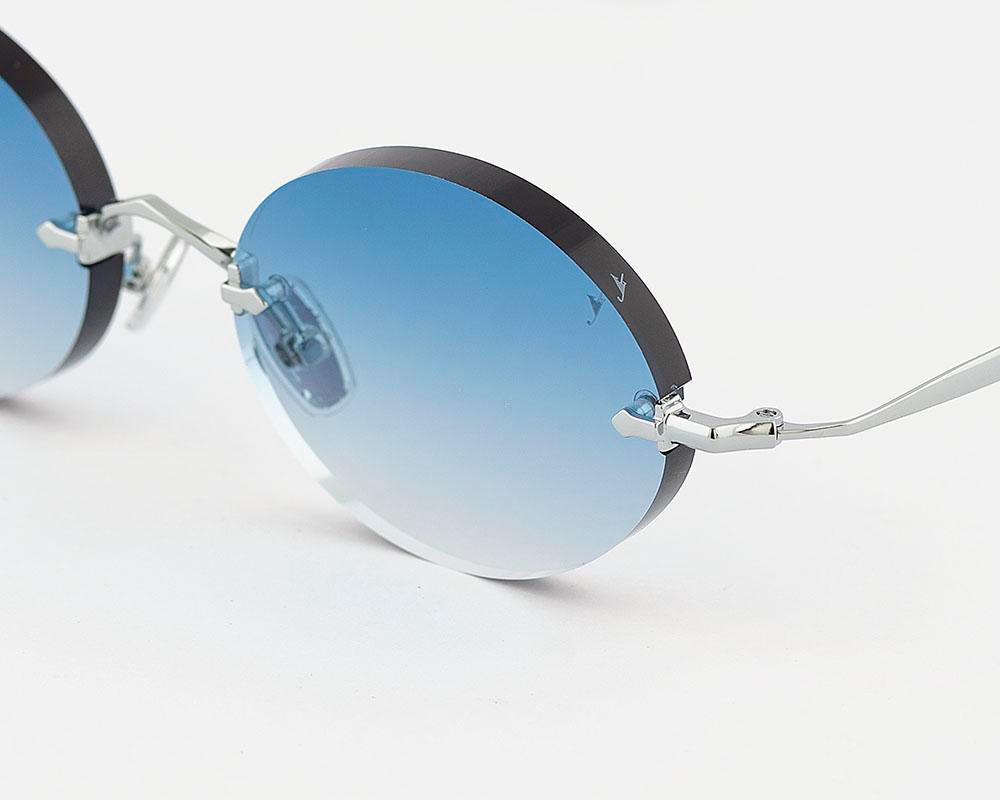 EYEPETIZER Wilmot Silver Blue Gradient Silver / Blue Gradient