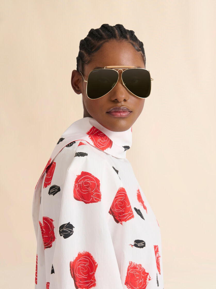 Gold Zalruha sunglasses