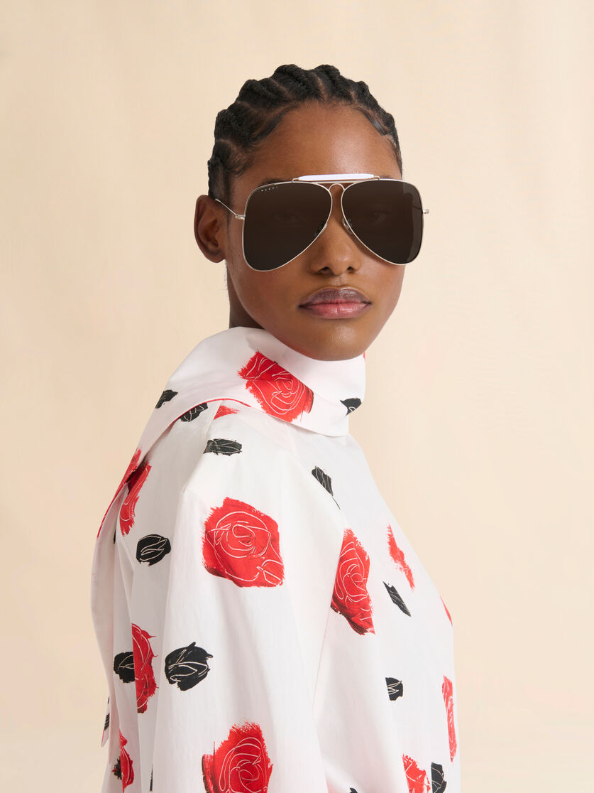 Silver Zalruha sunglasses