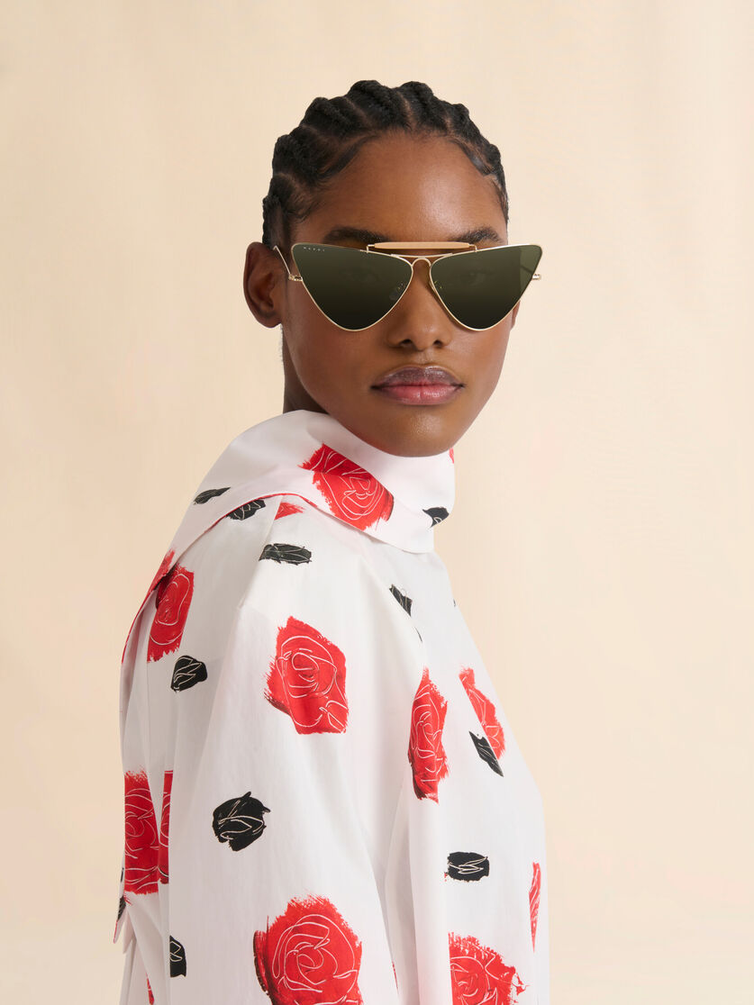 Gold Hypta sunglasses