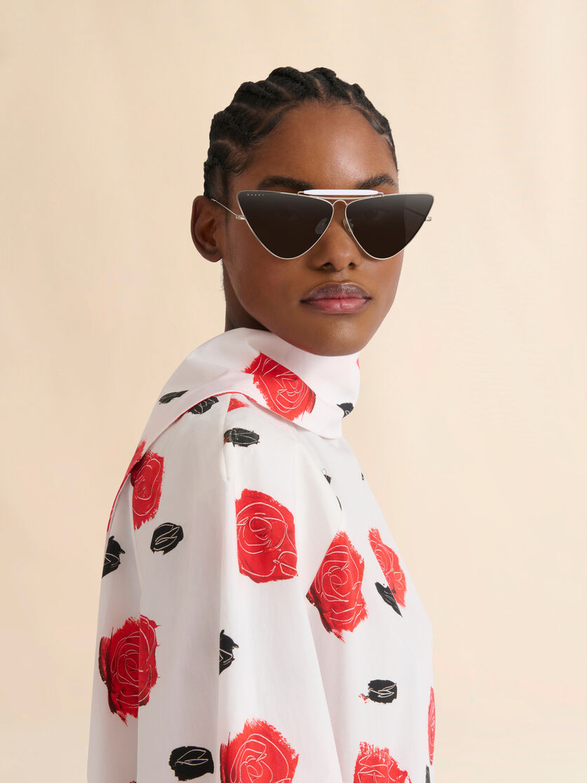 Silver Hypta sunglasses