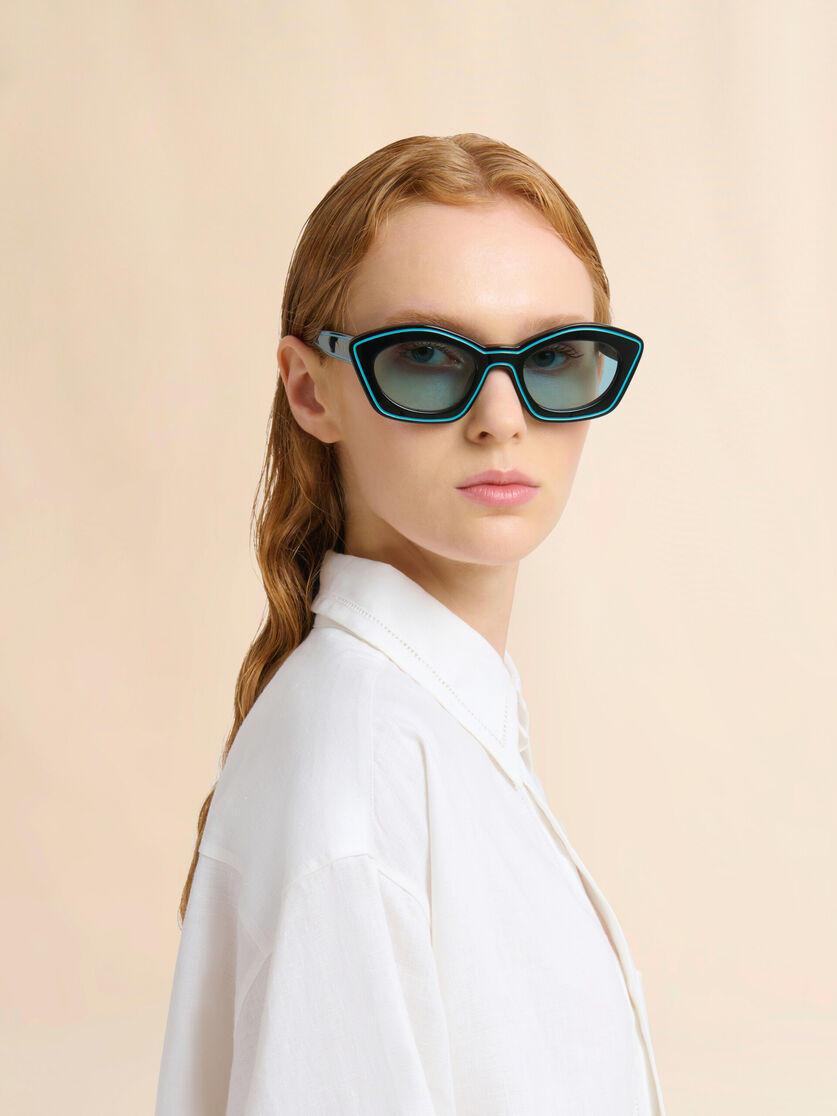Teal Kea Island sunglasses