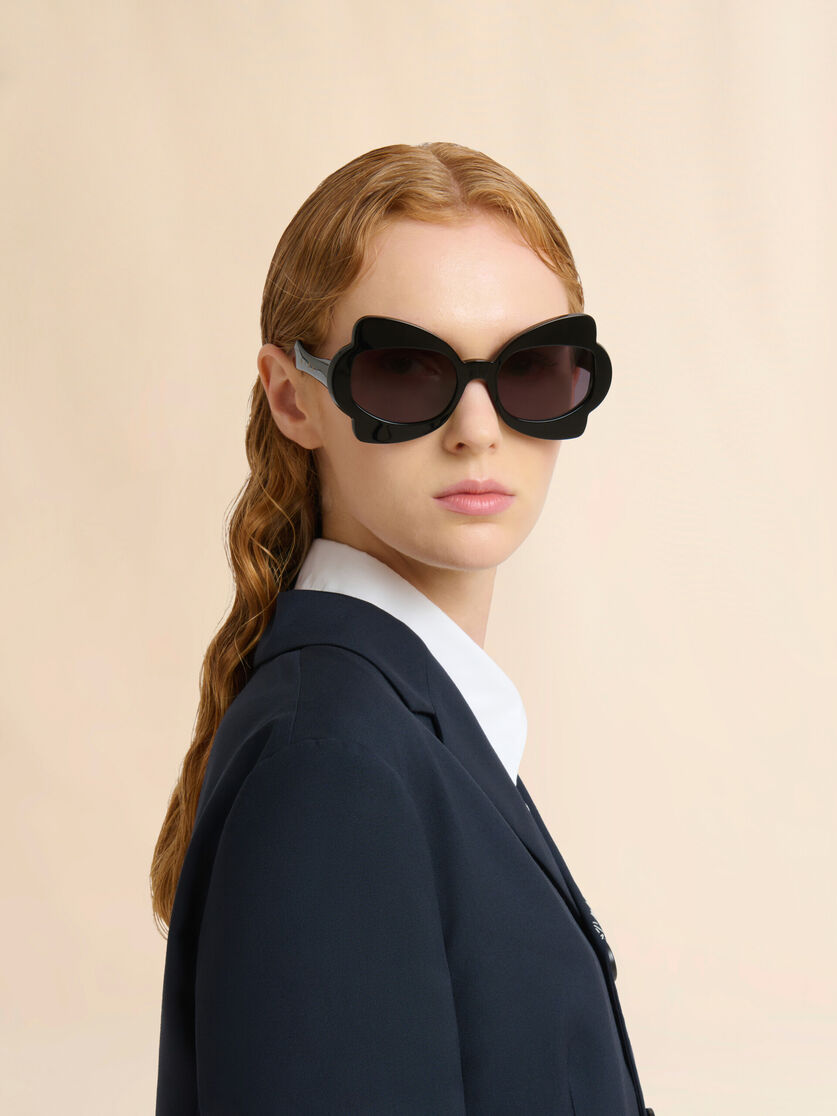Black Monumental Gate Sunglasses