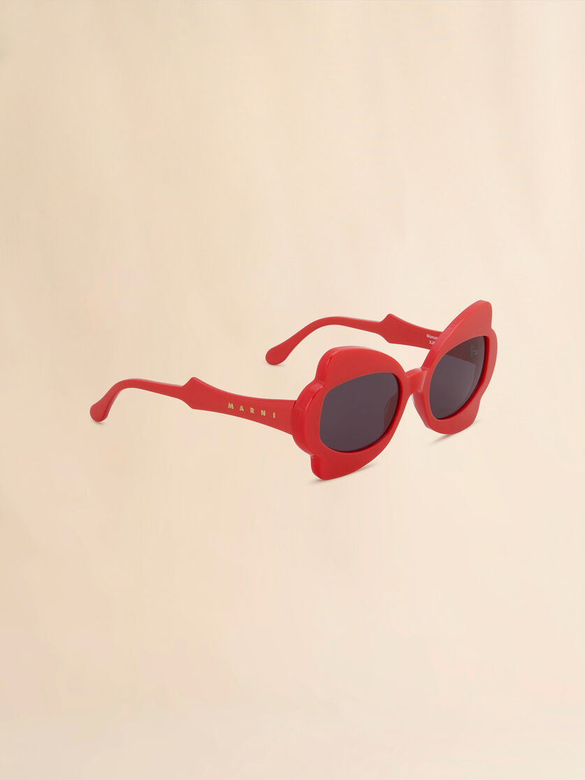 Red Monumental Gate Sunglasses