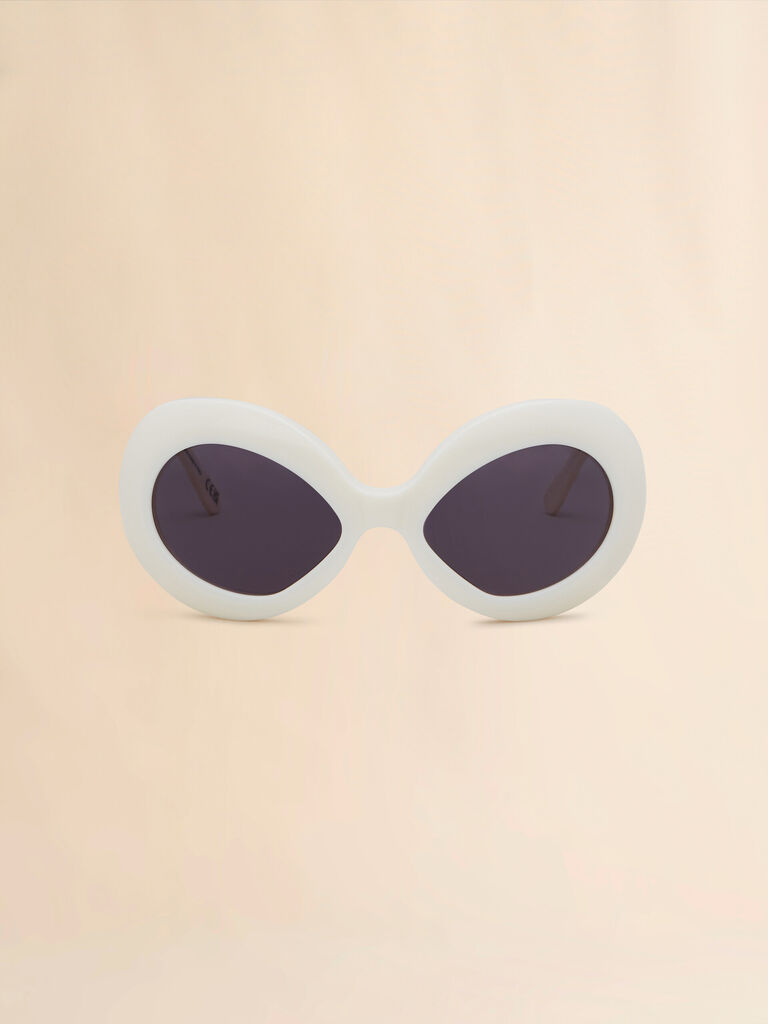 Cream Lake of Fire sunglasses