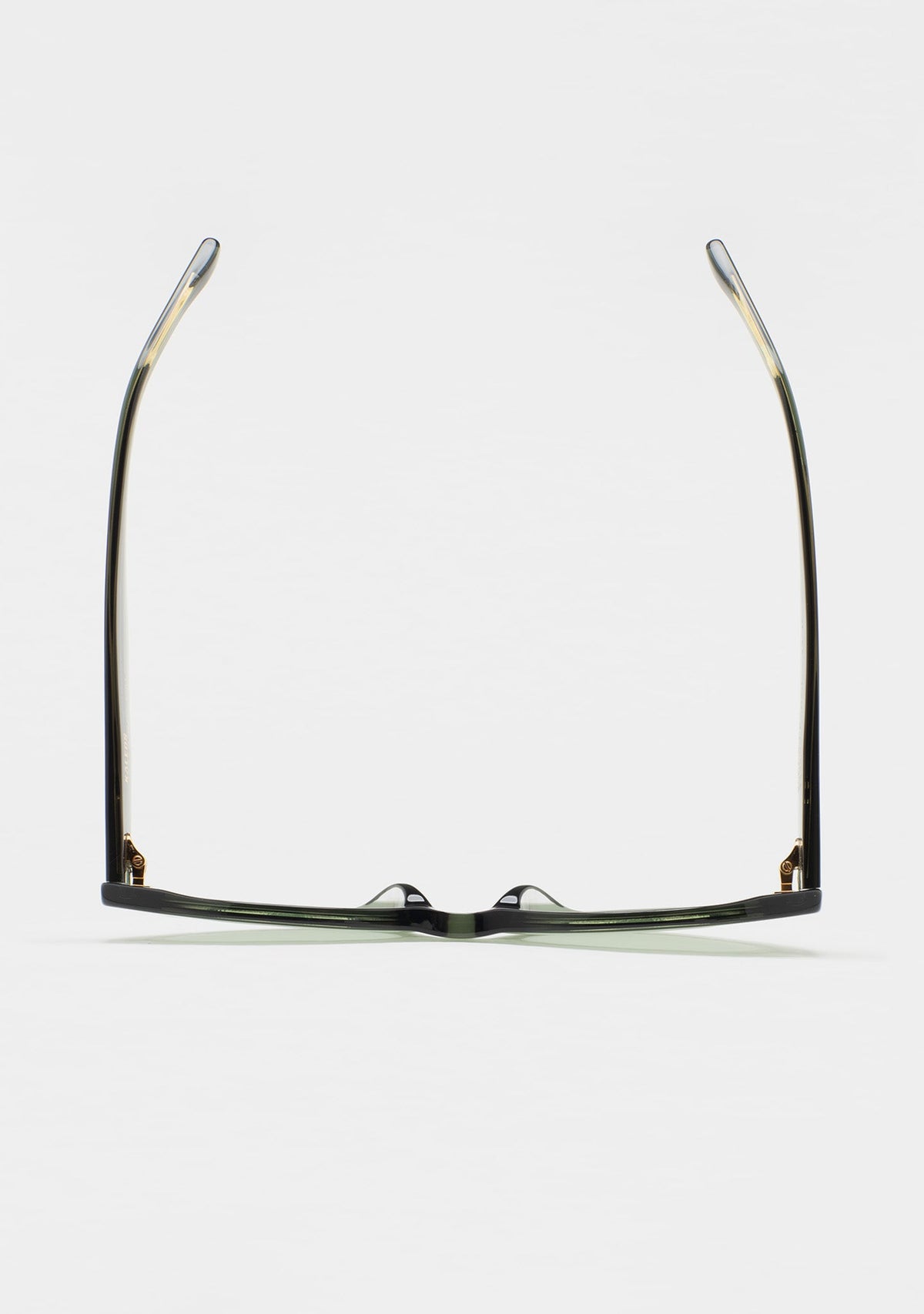 Top-down view of KALEOS Ailes 04 sunglasses showing temple arms.