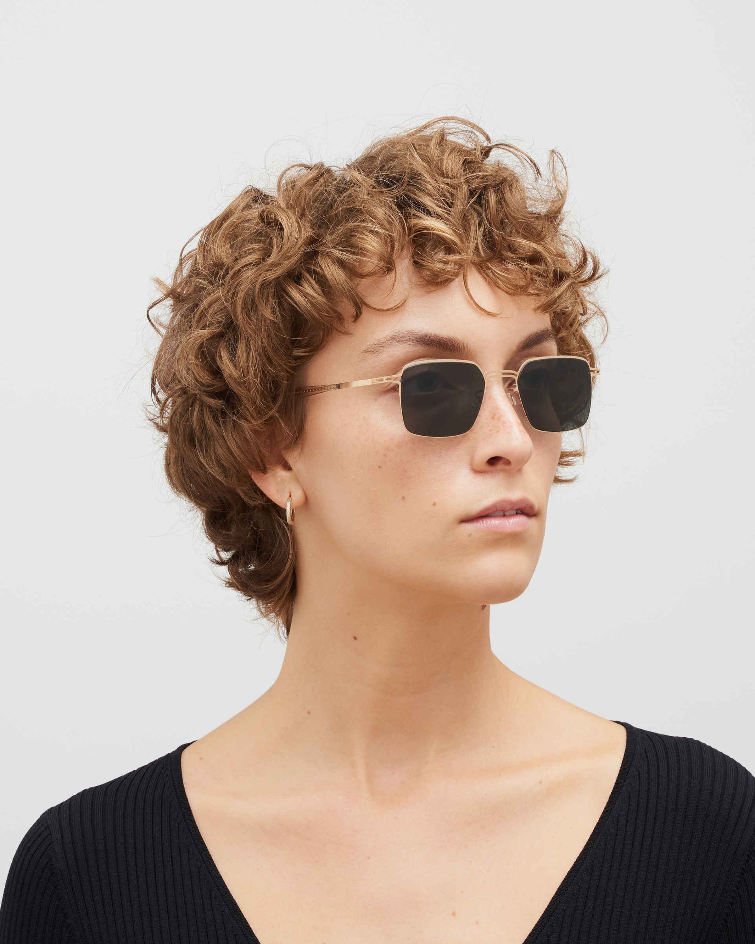 MYKITA ALCOTT CHAMPAGNE GOLD Champagne Gold / Darkgrey Solid