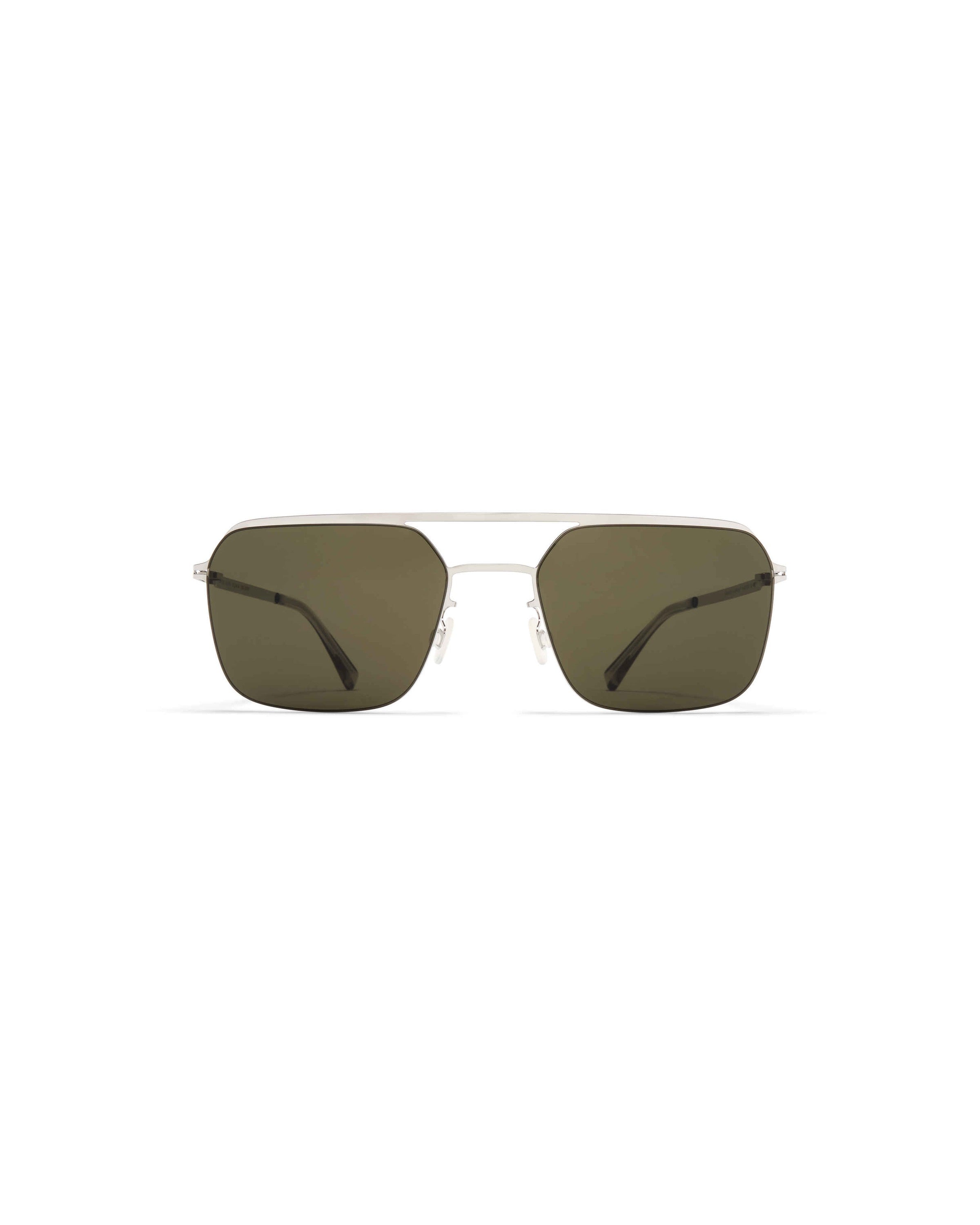 MYKITA ALISTER SHINY SILVER Shiny Silver / Raw Green Solid