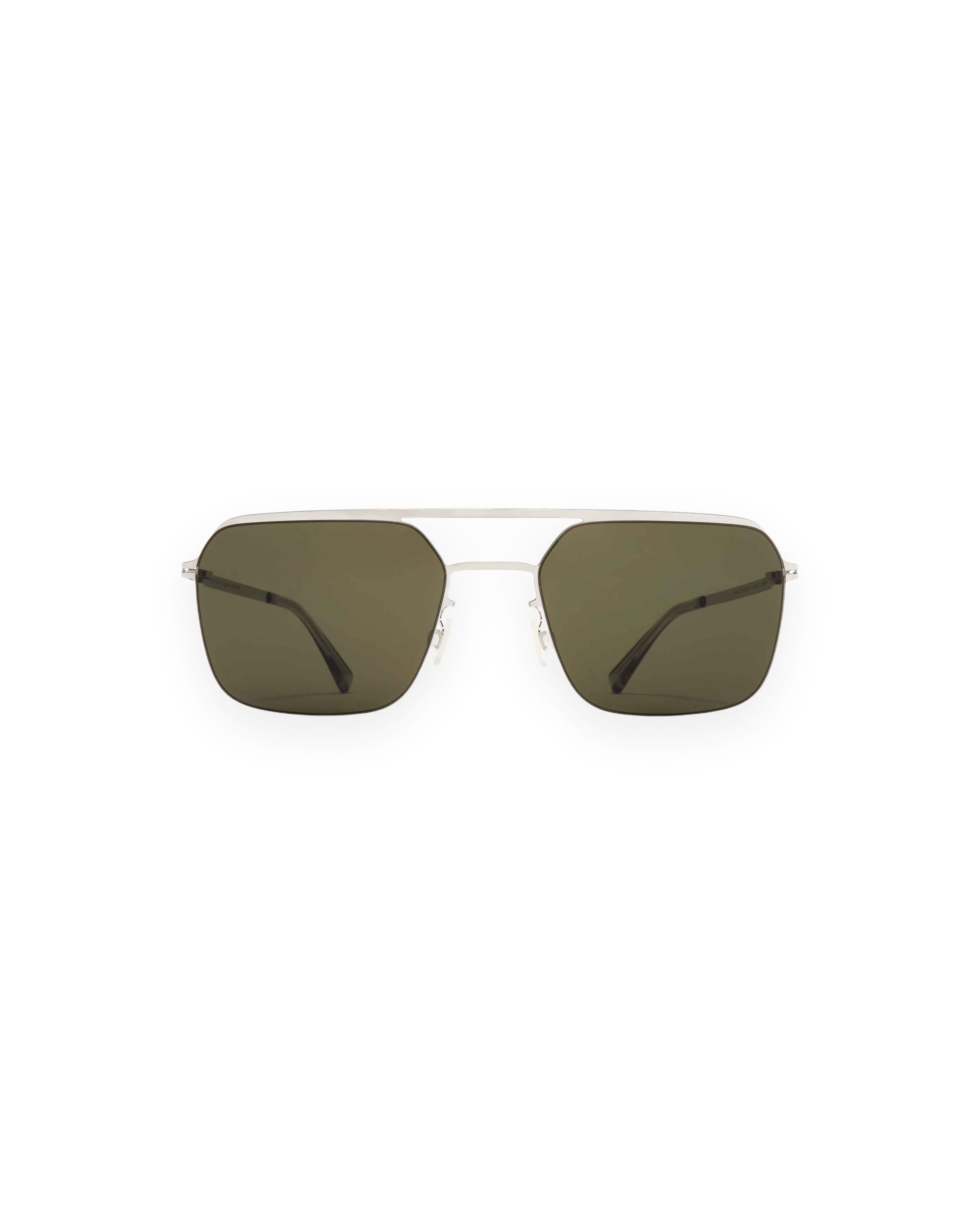 MYKITA ALISTER SHINY SILVER Shiny Silver / Raw Green Solid