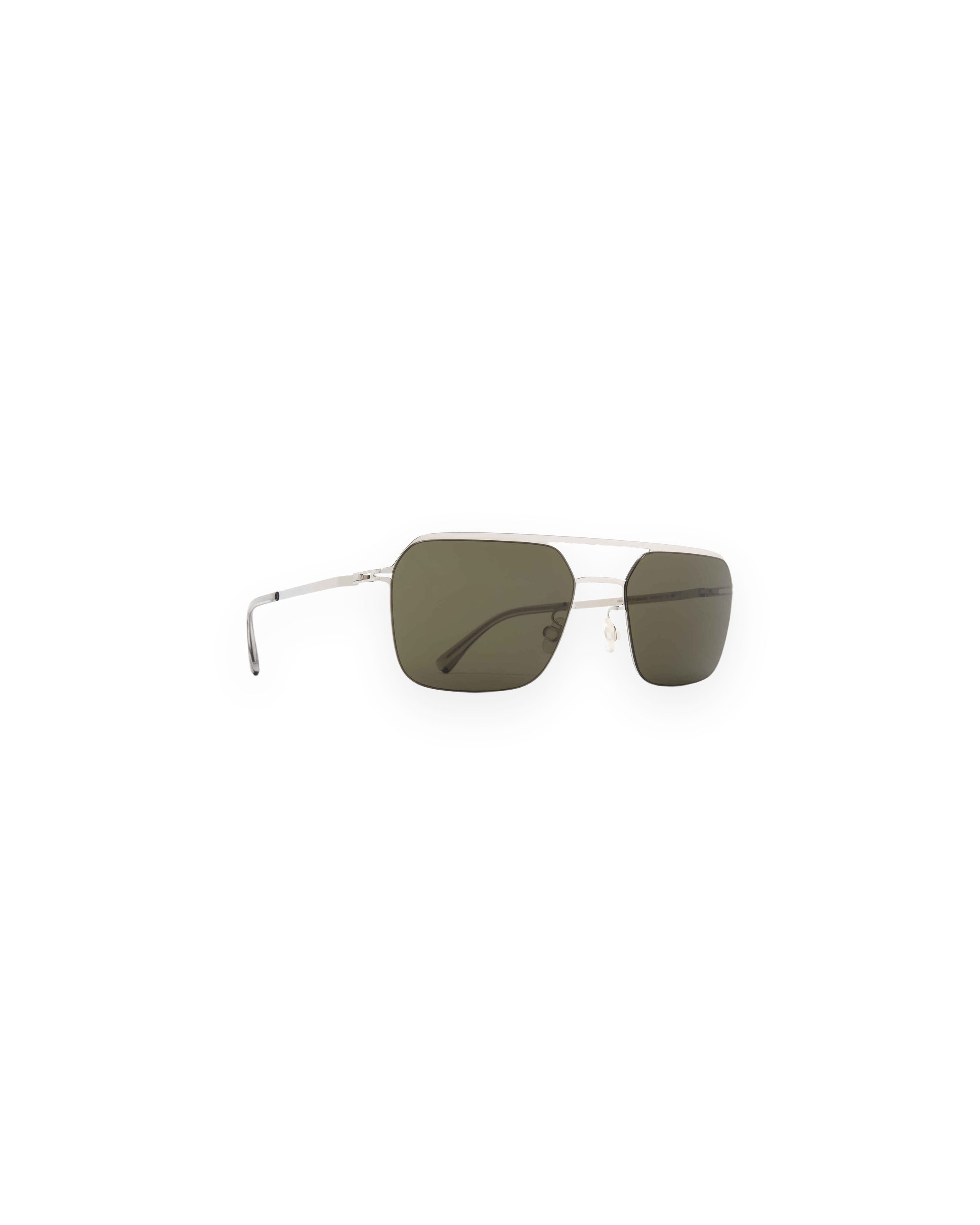 MYKITA ALISTER SHINY SILVER Shiny Silver / Raw Green Solid