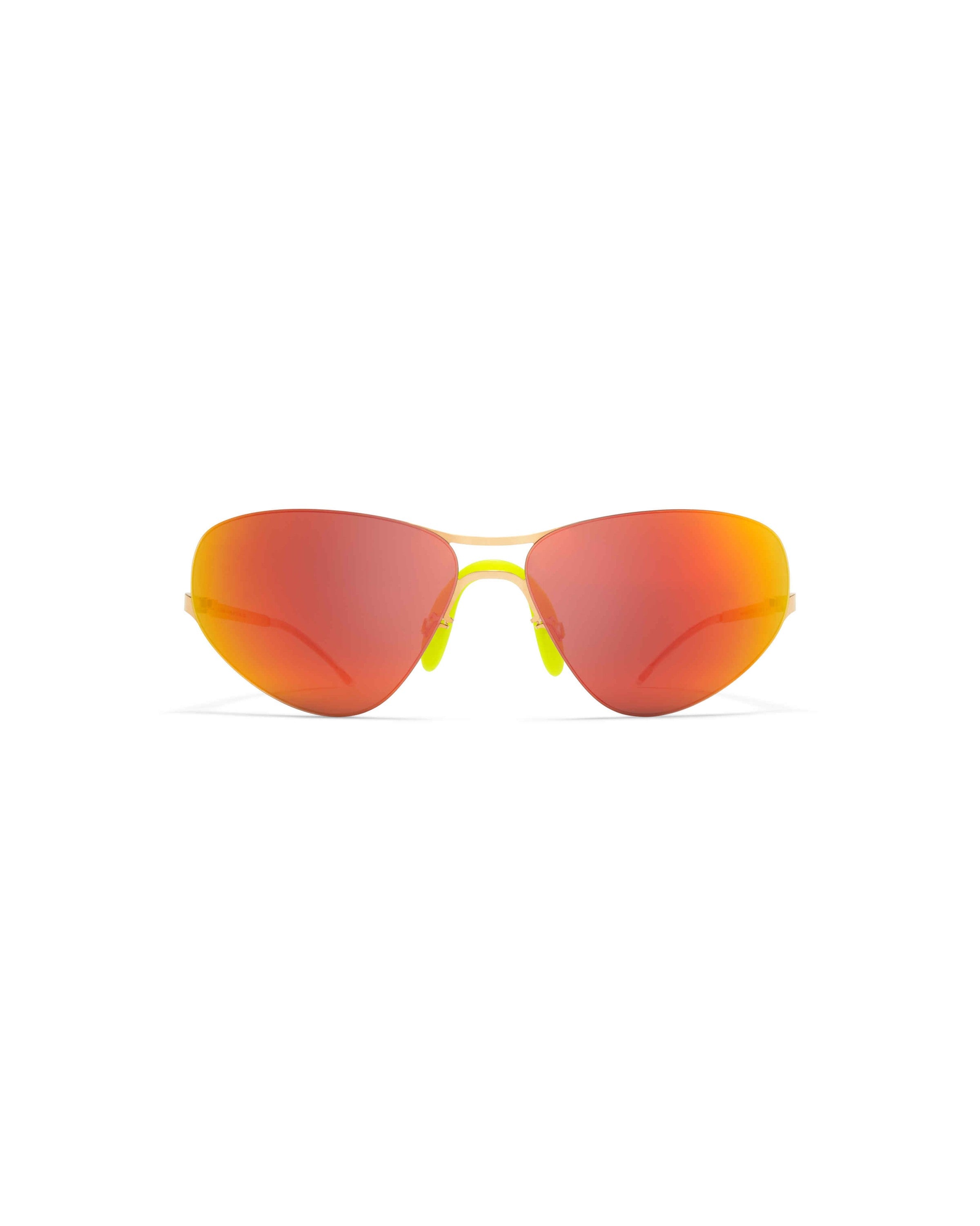 MYKITA ALPINE GLOSSY GOLD Glossy Gold / Orange Flash