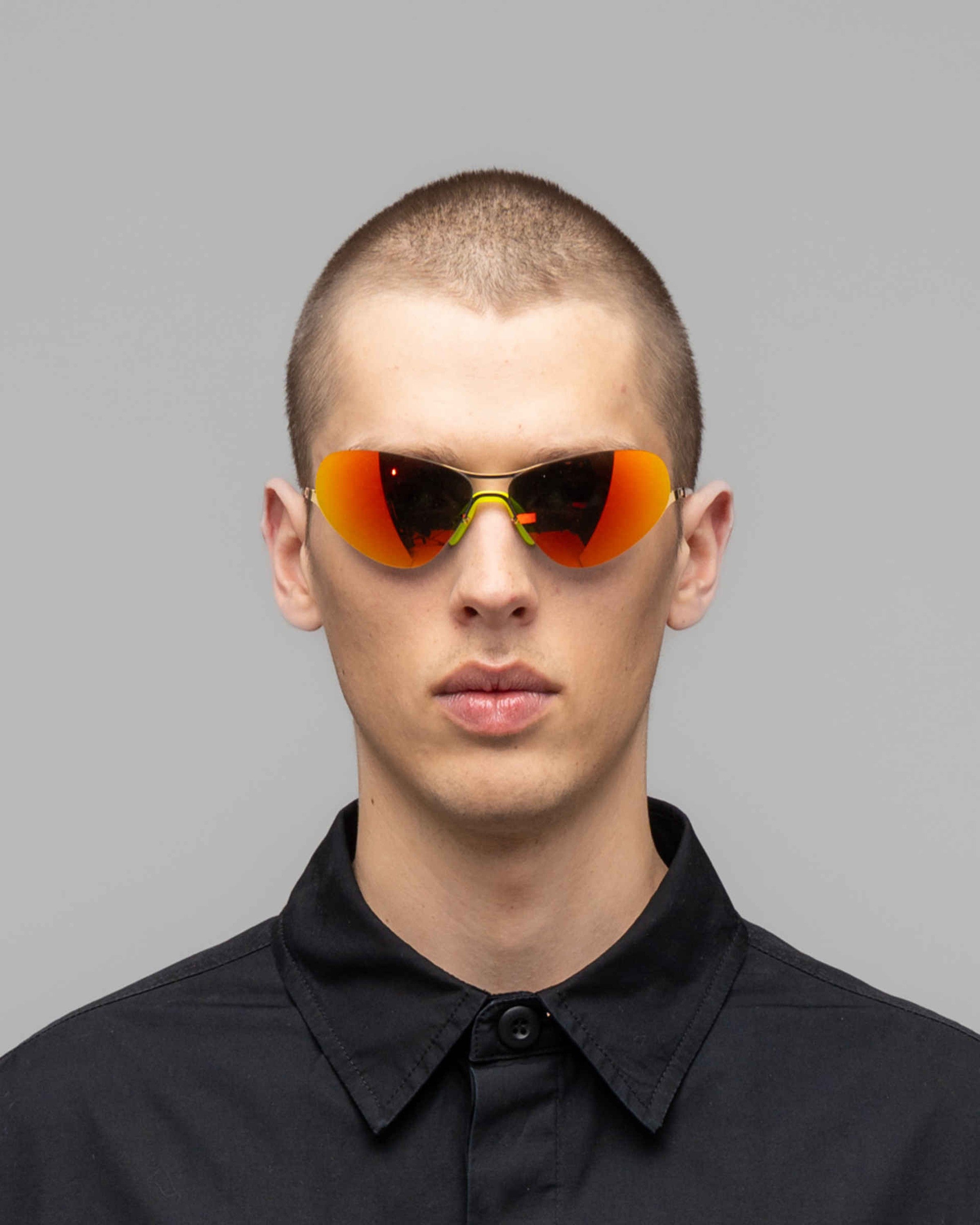 MYKITA ALPINE GLOSSY GOLD Glossy Gold / Orange Flash