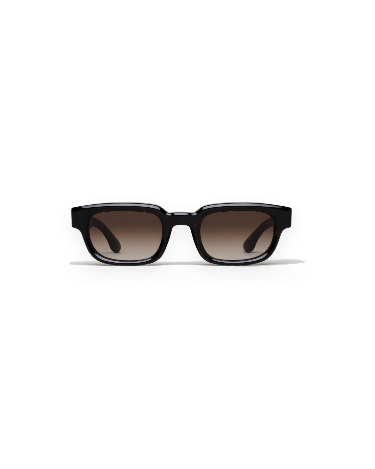 Front view of CHIMI Alter Tortoise Brown sunglasses with visible temple details.