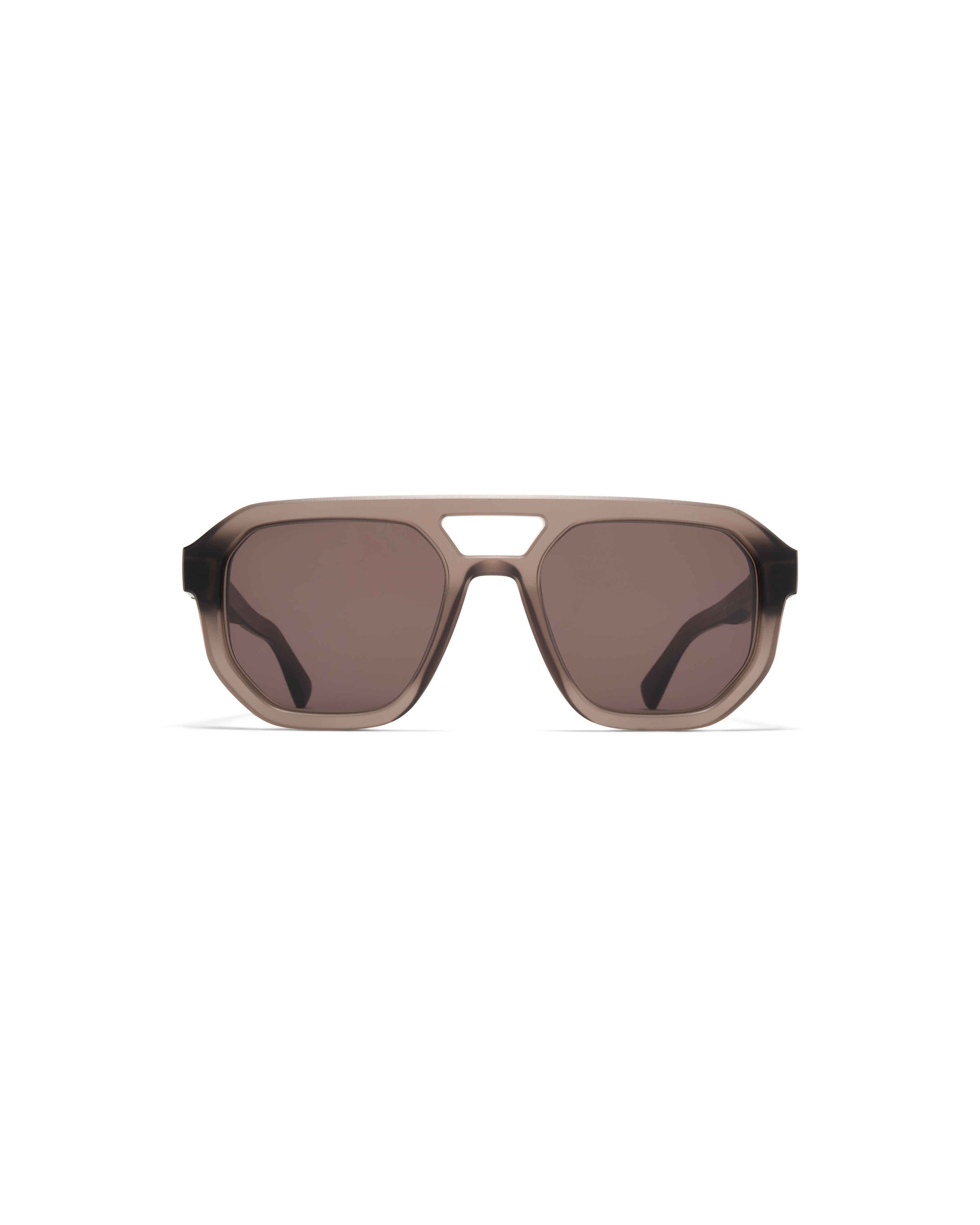 MYKITA AMARE C181 CHILLED RAW CLEAR ASH/SIL Chilled Raw Clear Ash/Sil / Brown Solid
