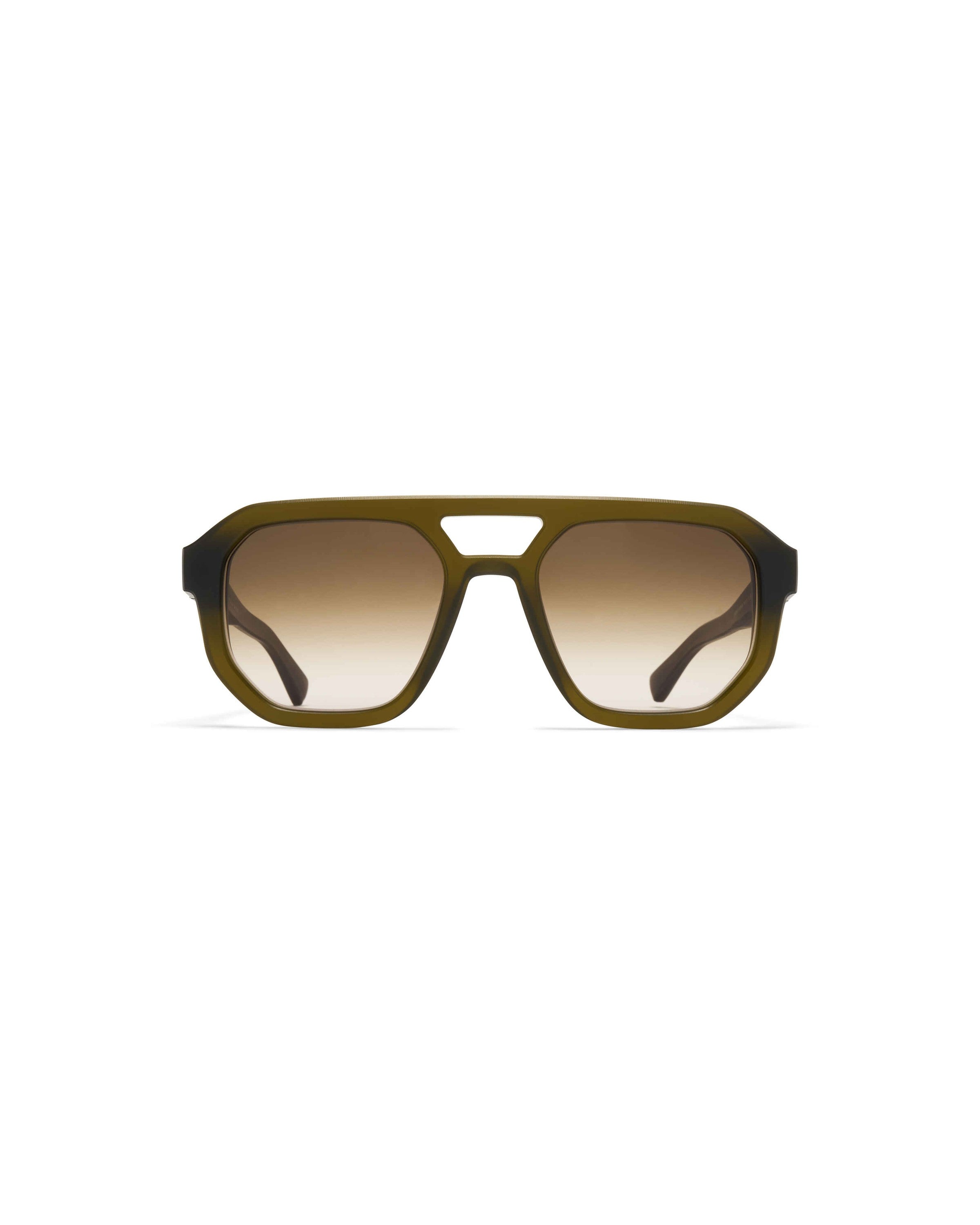 MYKITA AMARE C182 CHILLED RAW PERIDOT/SILVE Chilled Raw Peridot/Silve / Rawbrown Gradient
