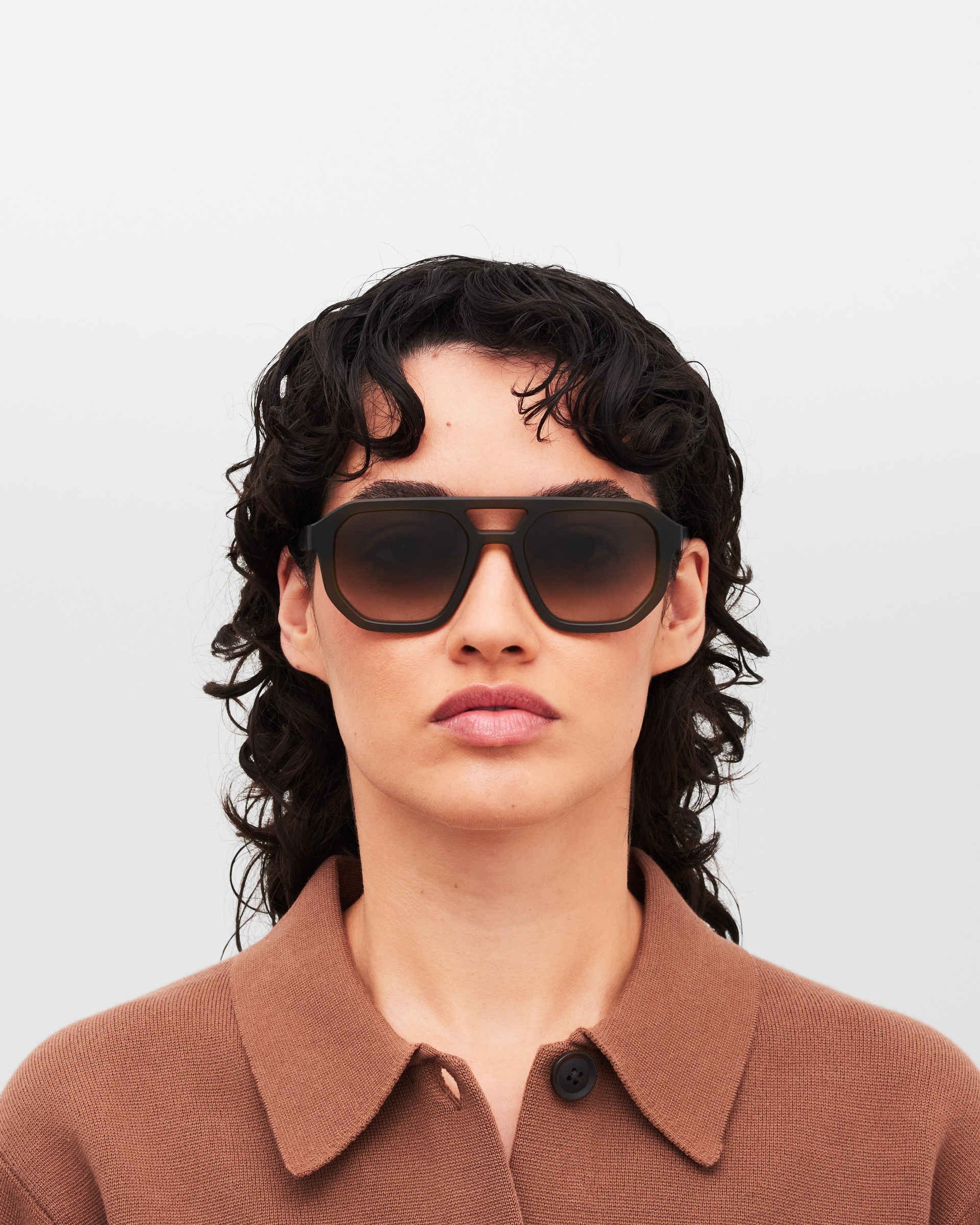 MYKITA AMARE C182 CHILLED RAW PERIDOT/SILVE Chilled Raw Peridot/Silve / Rawbrown Gradient