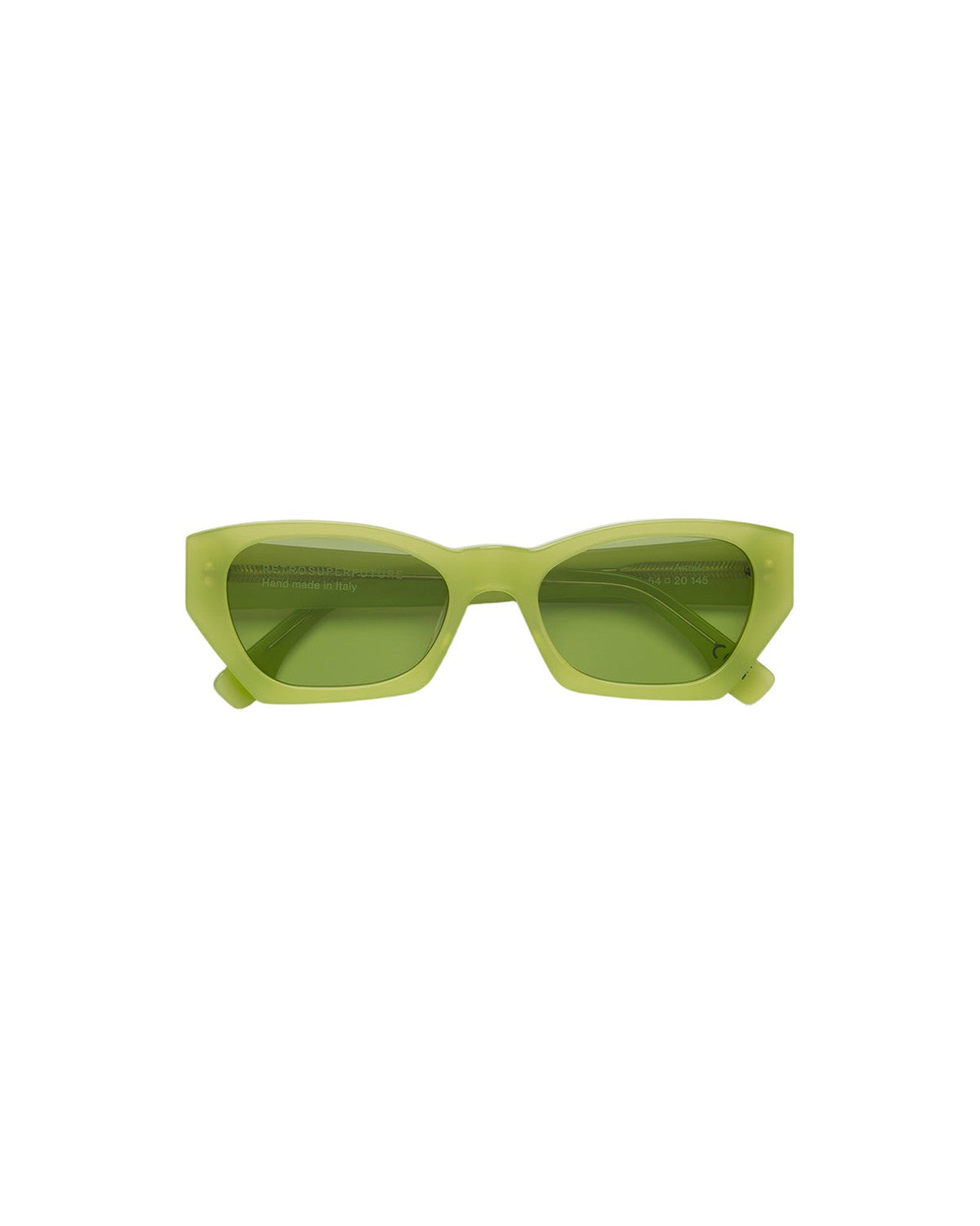 Front view of RETROSUPERFUTURE Amata Estate Menta sunglasses.